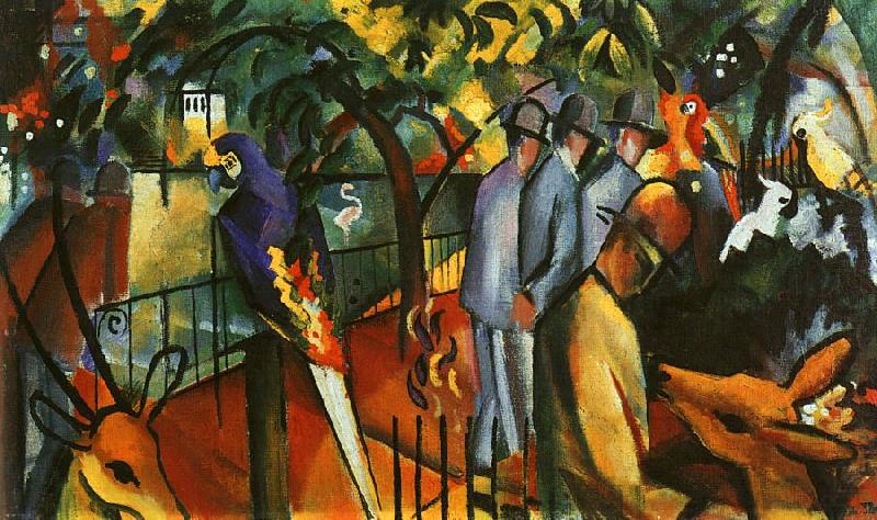 August Macke Zoological Garden I china oil painting image